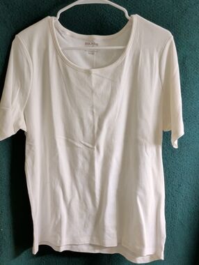 White Stag Cream Scoop Neck Tee